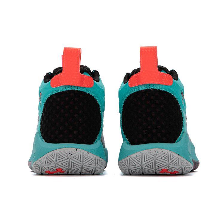 Under Armour Havoc 4 Clone Round Head Comfortable Shock Absorption Non-Slip Wear-Resistant Supportive Mid-Top Basketball Shoes 3025998-104