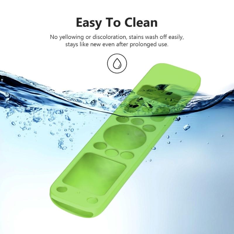 Scratchproof Silicone Sleeve Scratchproof Flexible Cover for Homatics Box R 4K Remote Control Case Skin with Lanyard