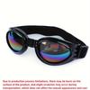 Schutzbrille für Hunde Winddicht UV-Schutz Sonnenbrille Verstellbarer Elastischer Riemen Outdoor Augenschutz für Kleine Mittlere Große Hunde