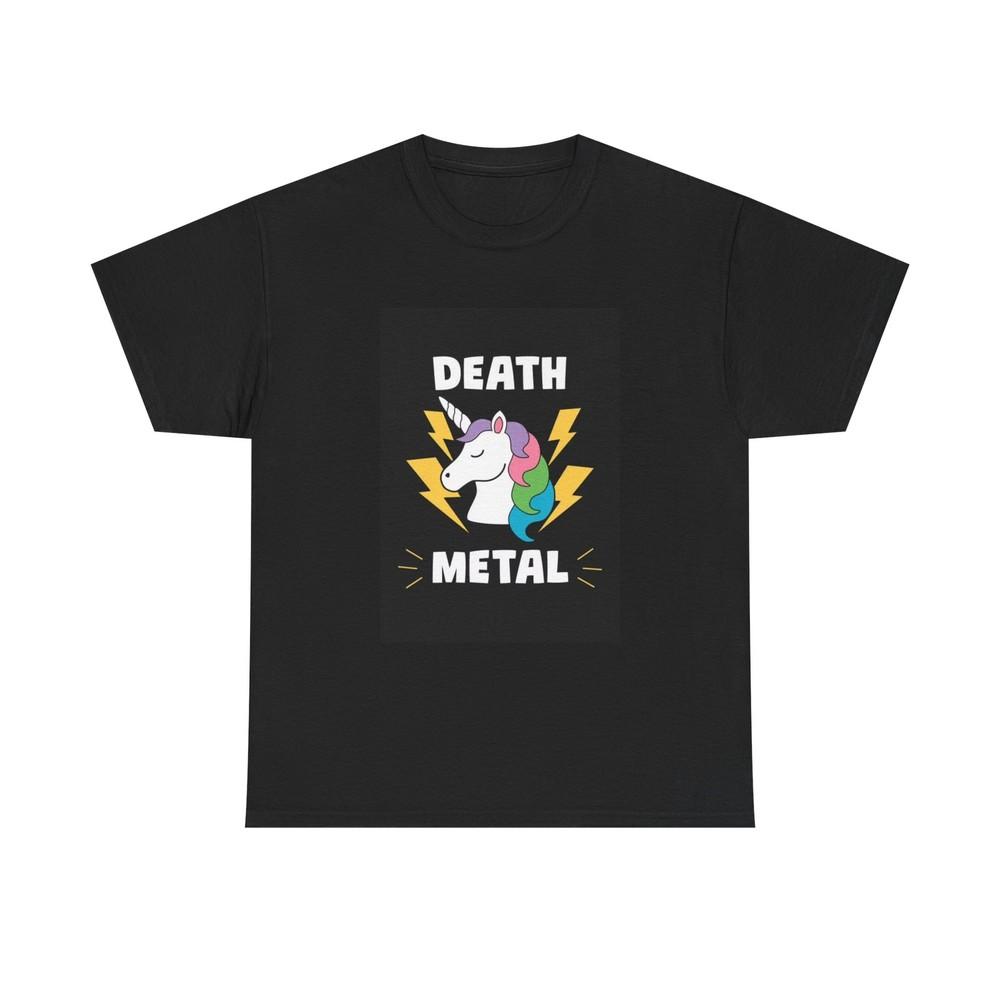 

Death metal Tshirt funny unicorn horse perfect gift Unisex Heavy Cotton Tee Unisex T-Shirt XXL
