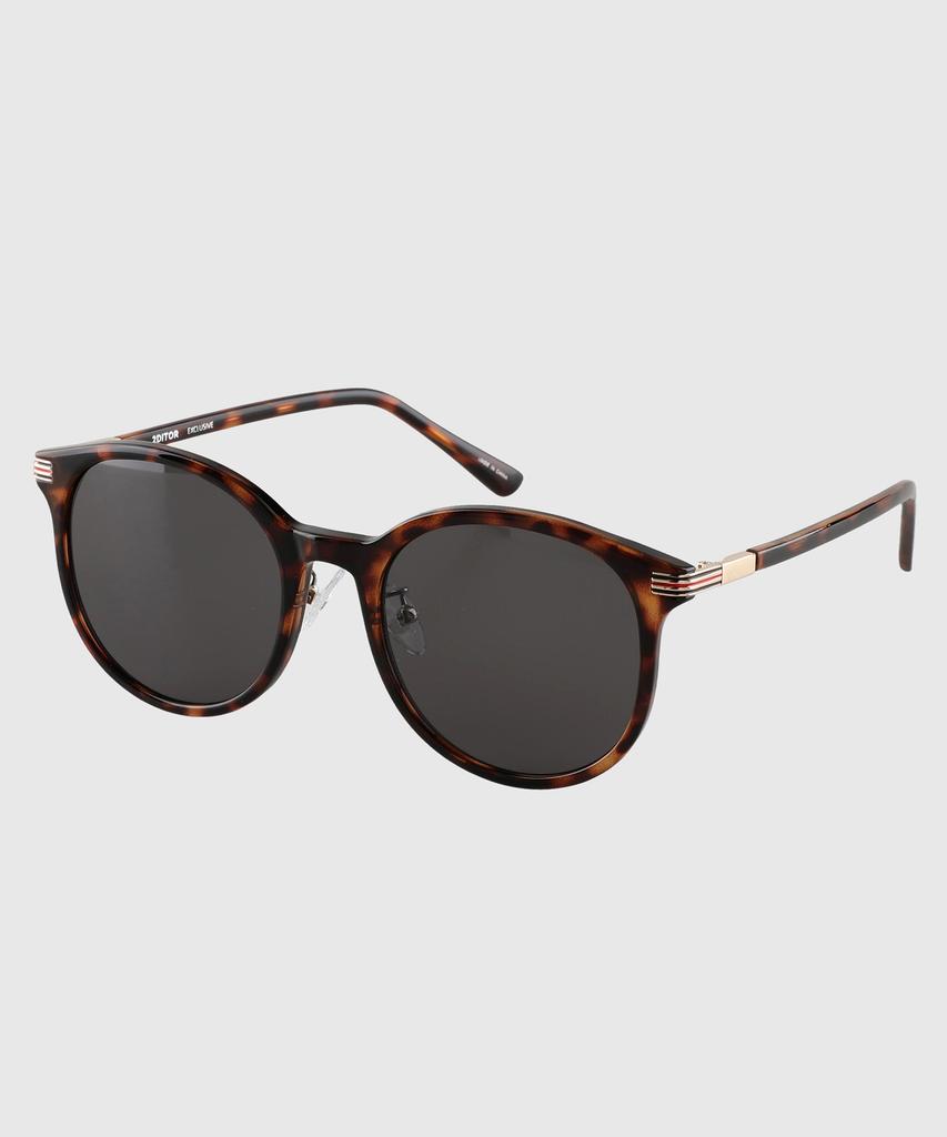 Tuditeo Yok Daily Round Uv Protection Nylon Lens Sunglasses C2 Leopard