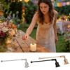 Multi-colored Metal Candle Snuffer Long Handle Candle Blower Out  Candle Accessory