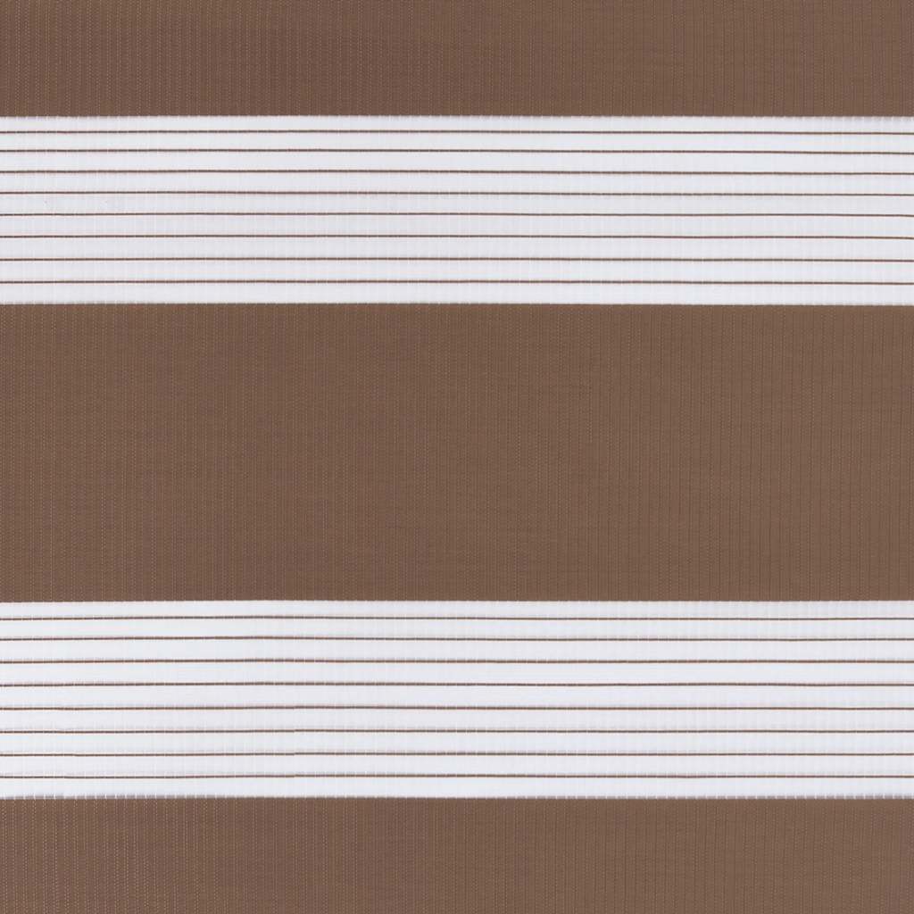 Double Roller Blind Brown 55x150 cm Fabric Width 50.9 cm Polyester