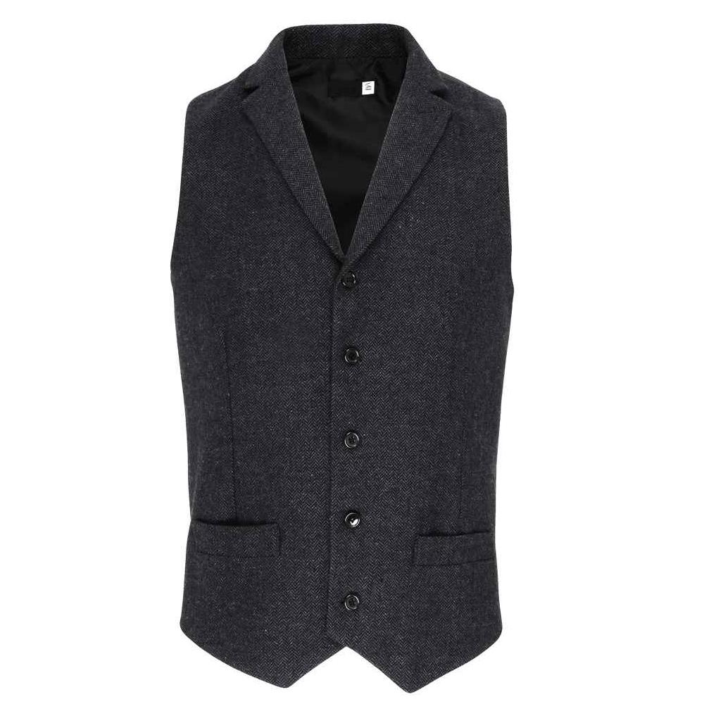 Premier Mens Herringbone Waistcoat