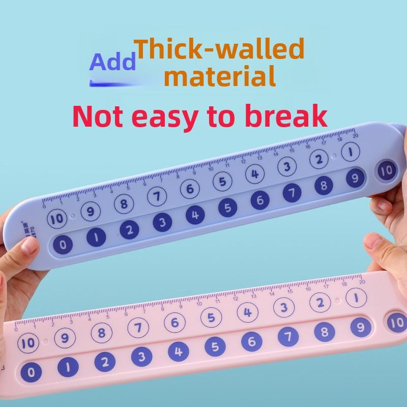 Children's Number Decomposition Ruler, Double-sided Primary School Mathematics, Addition and Subtraction Arithmetic