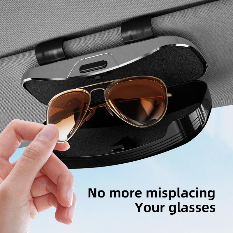 Caja para Gafas de Visera de Coche Estuche de Almacenamiento para Gafas de Sol de Automóvil Para MINI Cooper R56 F56 R50 JCW Cabrio Aceman Countryman Clubman Roadster