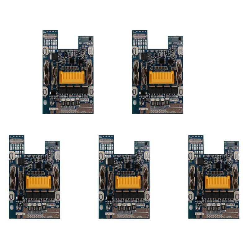 

ABUO-5X Replacement For BL1830 BL1840 BL1850 BL1860 18V Li- Battery BMS PCB Charging Protection Circuit Board Plate
