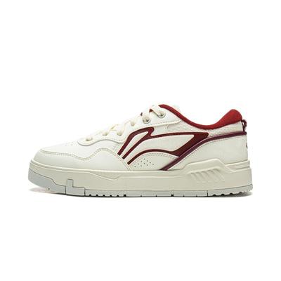 Li Ning Common 80s Cny Classic Fashion Retro Versatile Thick Sole Comfortable Slip Resistant Durable Lightweight Low Top Sneakers AGCW120-1