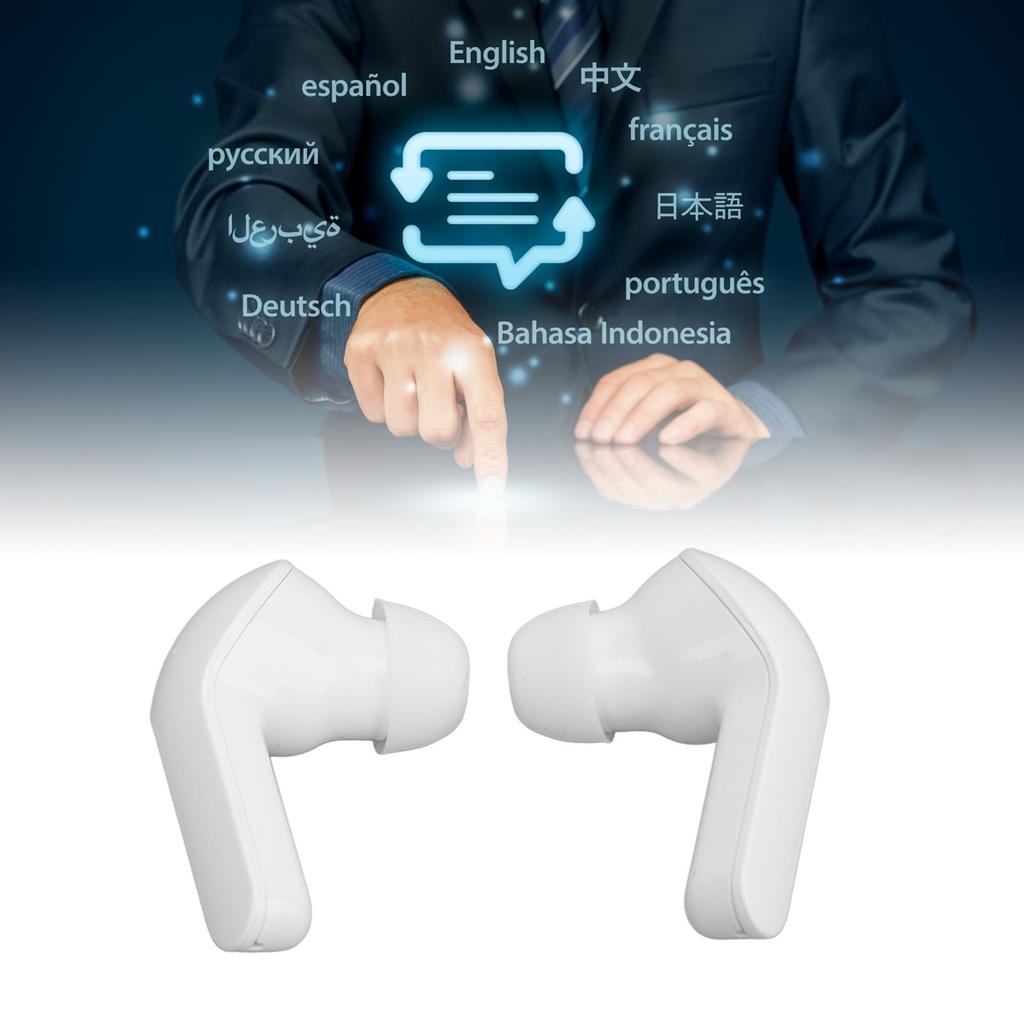 Translator Earbuds   5.3 144 Languages Digital Power Display Translation Earphones for Music Calling