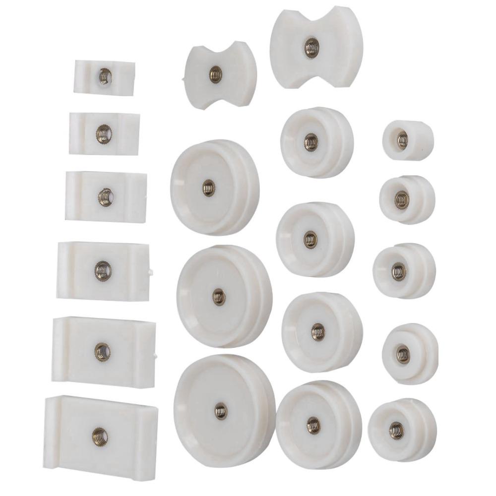 Professional 20 Pcs Set Watch Repair Tool White Color Back Case Press Dies Watch Case Press Die Kit Back Cover Press
