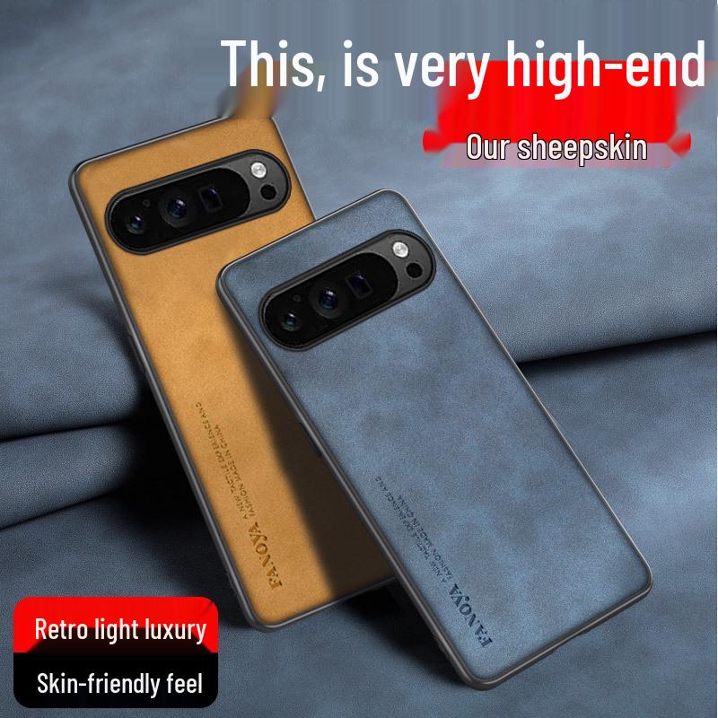 Google Pixel 10A/9 Pro XL Suede Texture Phone Case - Business Protective
