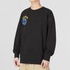 Puma Team Crew Sweatshirt mit Buchstaben-Print Langarm Herren Oberteile Schwarz 622275-01