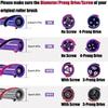 Roller Brush Roll Bar Accessories Set for Dyson V6 Cordless Vacuum Cleaner Spare Parts, Compared To Part 966821-01, 966084-01, (4 Prong Brush Roller