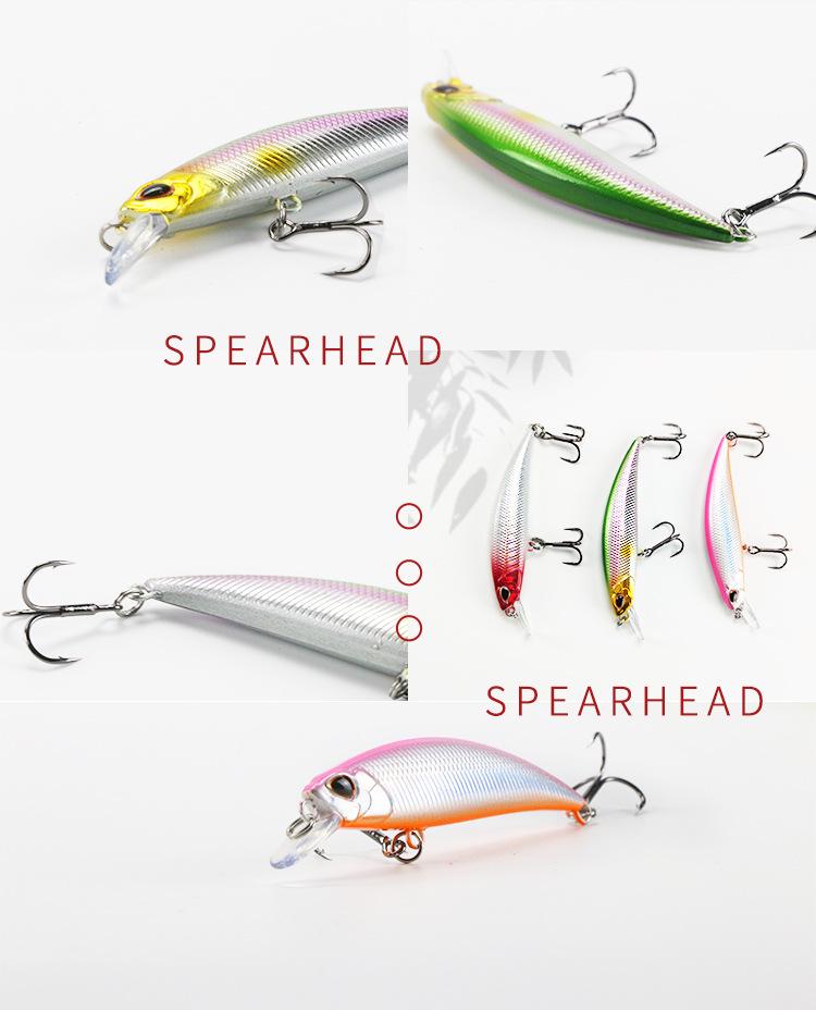 Universal Slow-Sinking Jigging Spoon Lure for Small Mandarin Fish and Freshwater Wild Fishing