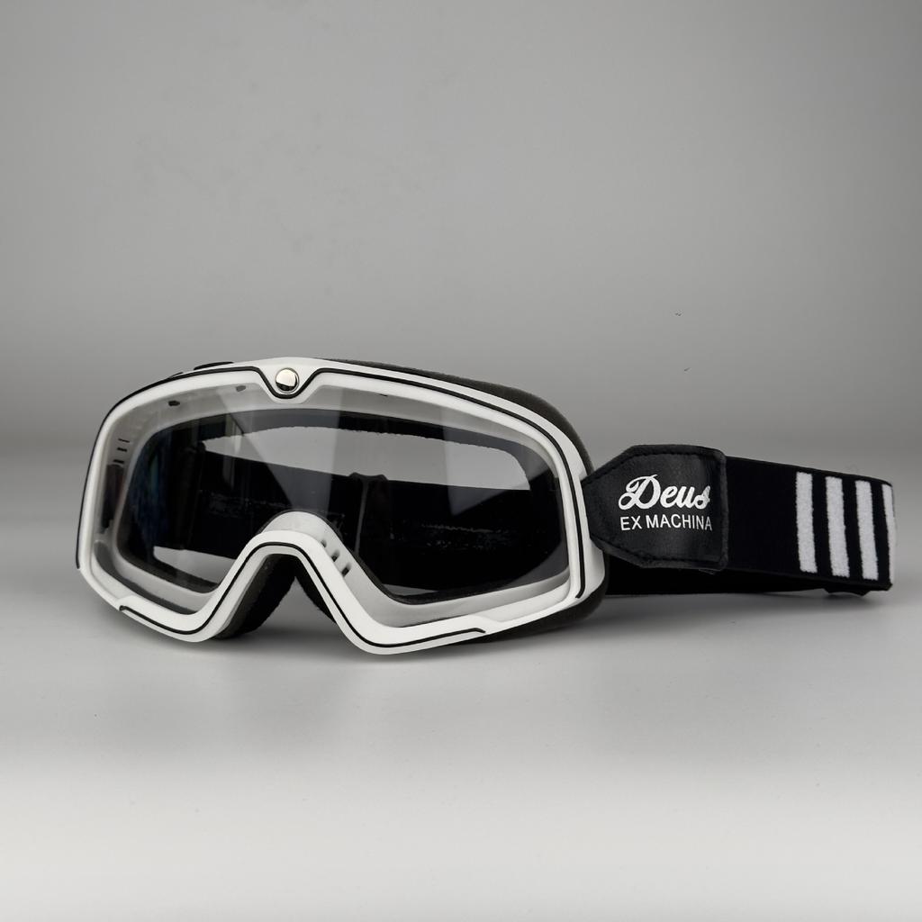 Vintage Motorradbrille Helmbrille Mountainbike Offroad-Fahrradbrille Winddicht