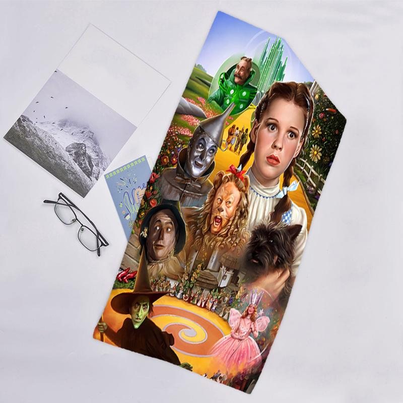 1pc The Wizard of Oz2 Beach Towel, Beach and Seaside Swimming Pool Equipment, Fashion Pattern, Rectangular, Travel Essentials