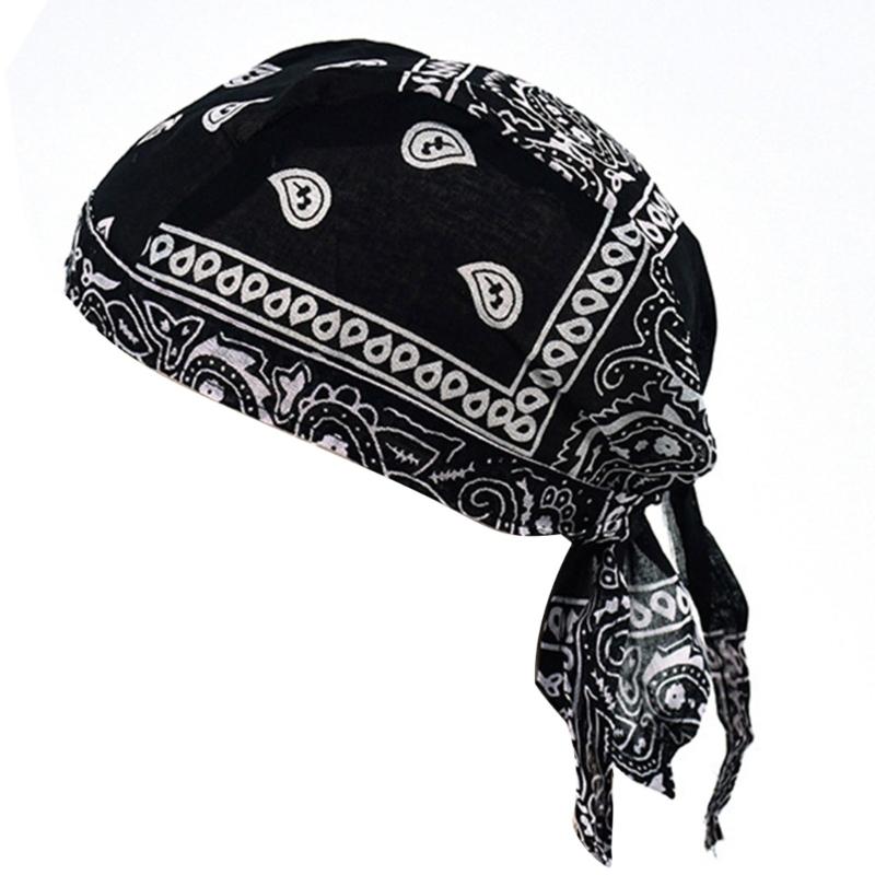 Multifunctional Headwear Pirate Style Bandana Cap for Sun Shielding Cycling Hiking Running Easy Wear as Hat or Scarf