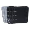 Portable Enamel Pins Carrying Case with 6 Display Pages Sturdy Felt Fabric Collector's Album Display Stand for Household