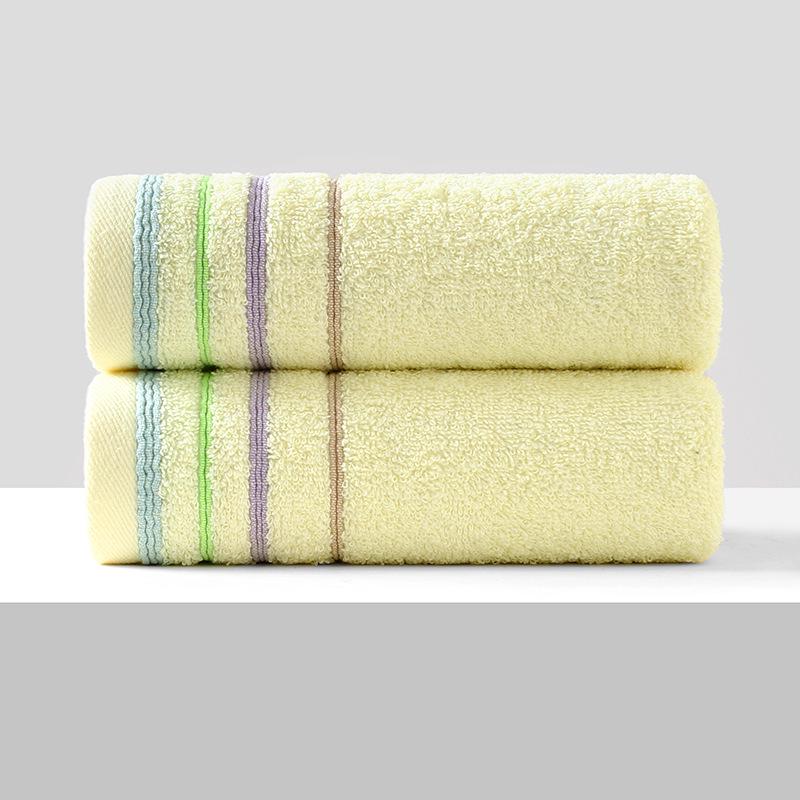 Soft, Absorbent Polyester-Cotton Towels - Thickened for Household Use, Face Wash, and Gifts