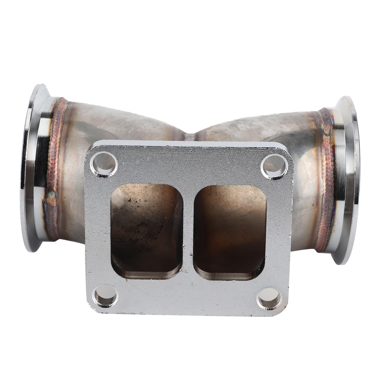 

VBand двойной впускной Y-образный адаптер 3 дюйма для двигателя V6 V8 T4 турбокомпрессор Twin Scroll Flange