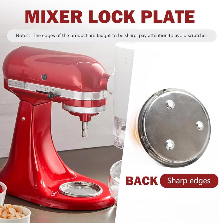 W10191926 Ersatz-Schraubdeckel für Küchenmaschinen-Schüssel für KitchenAid, Whirlpool, Kenmore 5QT Standmixer