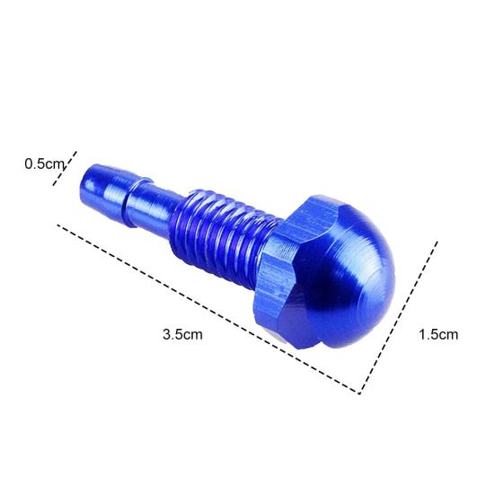 2 Stücke Aluminiumlegierung Auto Frontscheibe Scheibenwischer Spray Wasserdüse