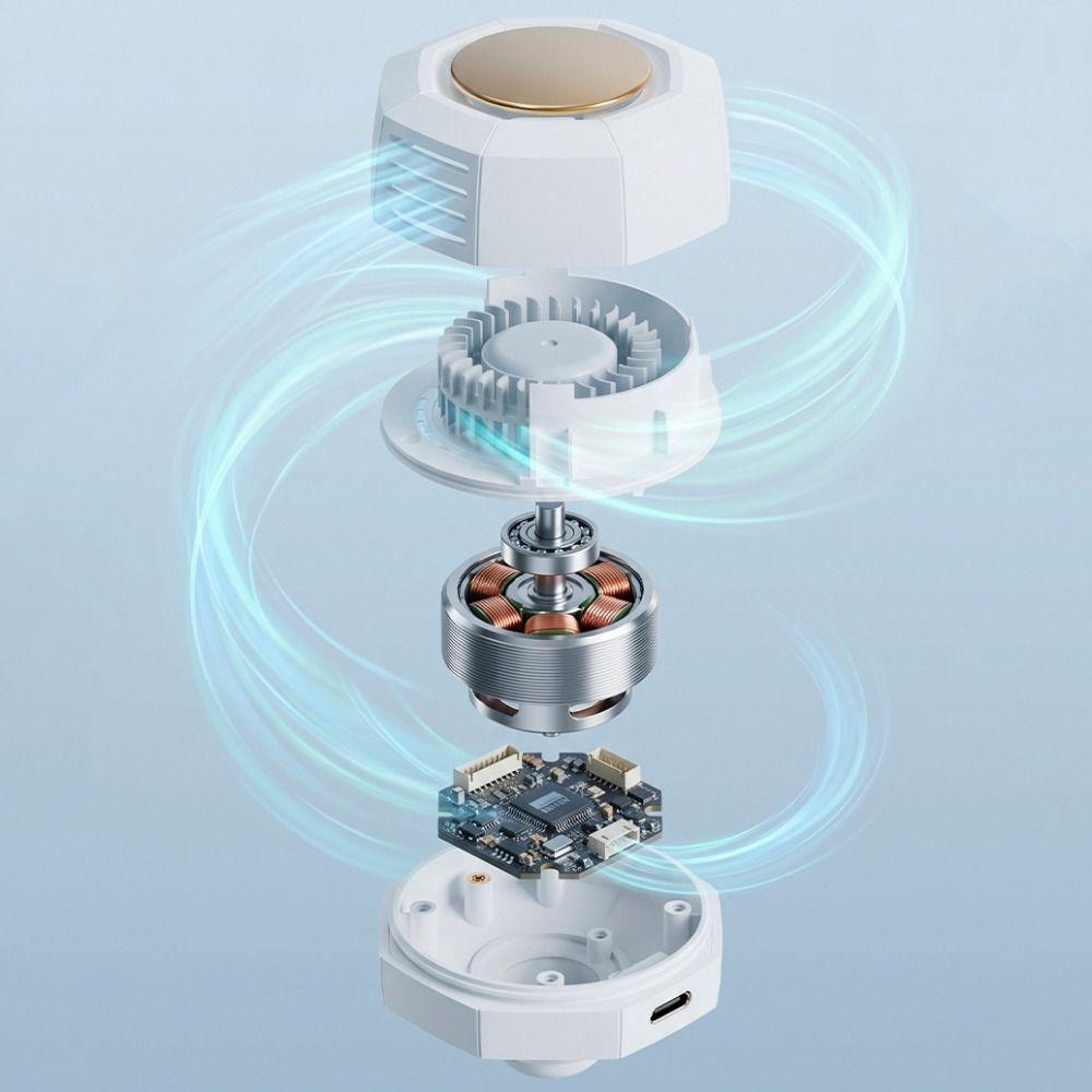 3 Speeds Hanging Waist Fan Mute Mini Electric Fans Durable Portable Cooling Clip Fan Hiking