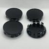 4Pcs/Set 54mm Car Wheels Rim Hub Cap Car Wheel Center Caps Black Silver ABS Plastic Hubcap Dust-proof Covers Auto Accessories