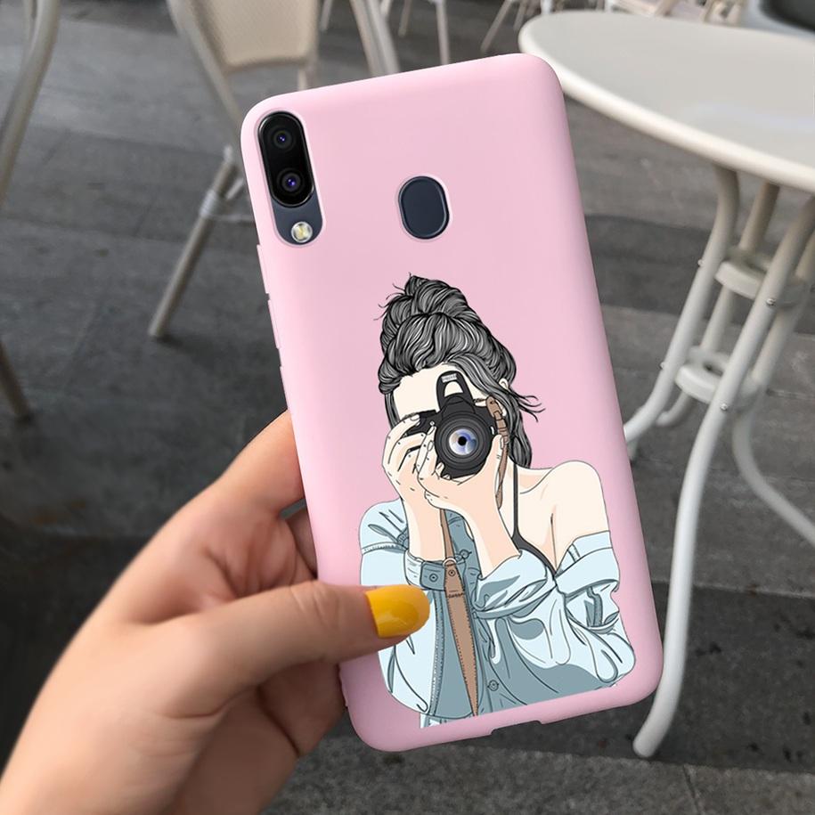 Cute Cartoon Cover For Samsung Galaxy M20 Phone Case For Samsung M20 2019 Soft Cover for Samsung Galaxy M20 M 20 SM-M205F Bumper
