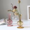 Bubble Vase Glass  Glass Vase Colored Glass Vase