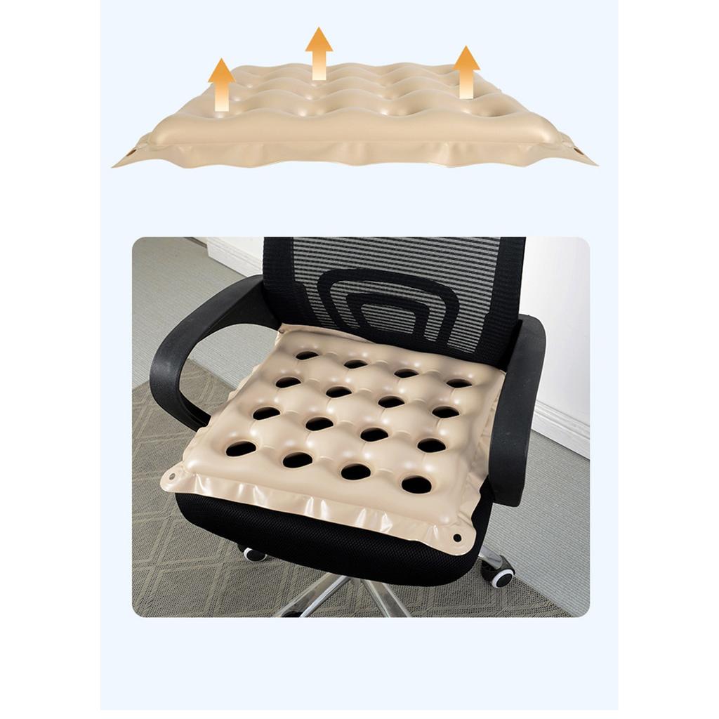 Inflatable Seat Cushion Household With Hole Square Cushion -bedsore Square Cushion Seat Wheelchair Cushion