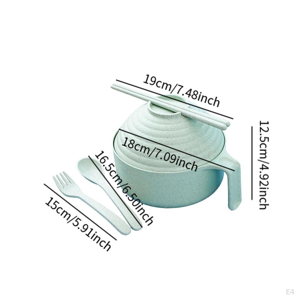 Ramen Bowl with Lid Practical Food for Home Outdoor Camping Dining Room