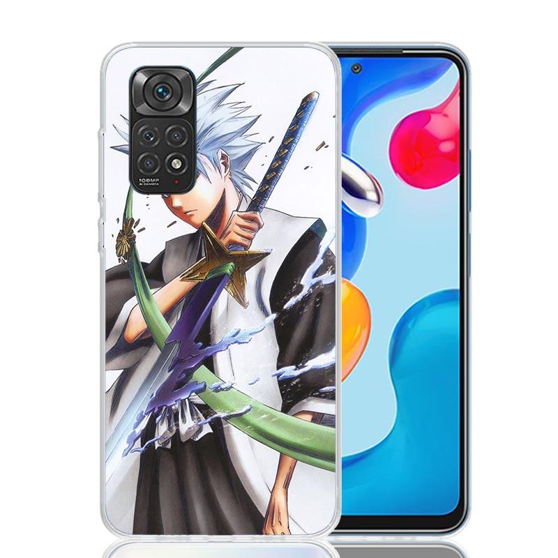 Hitsugaya Toushirou Bleach Phone Case For Xiaomi Redmi Note 15 14 13 12S 12 Pro Plus 11S 11E 11 11T 10S 10 Art Soft Pattern Cove
