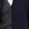 EMZ Men's Lapel Solid Thickened Wool Coat 9E7522312
