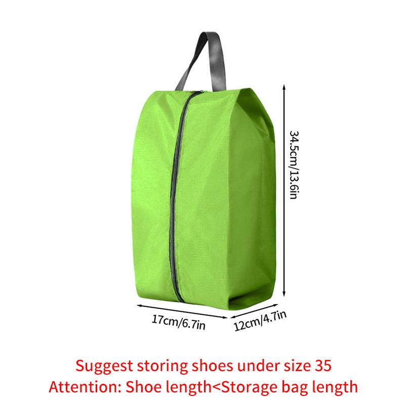 Portable Shoe Storage Bags Travel Shoe Cover Pouch Waterproof Pocket Unisex Zipper Organizer Bag Moistureproof Shoe Storage Pack