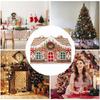 Front Door Mat Christmas Gingerbread House Doormat Gingerbread House Welcome Mat Gingerbread House Carpet for Home Decoration