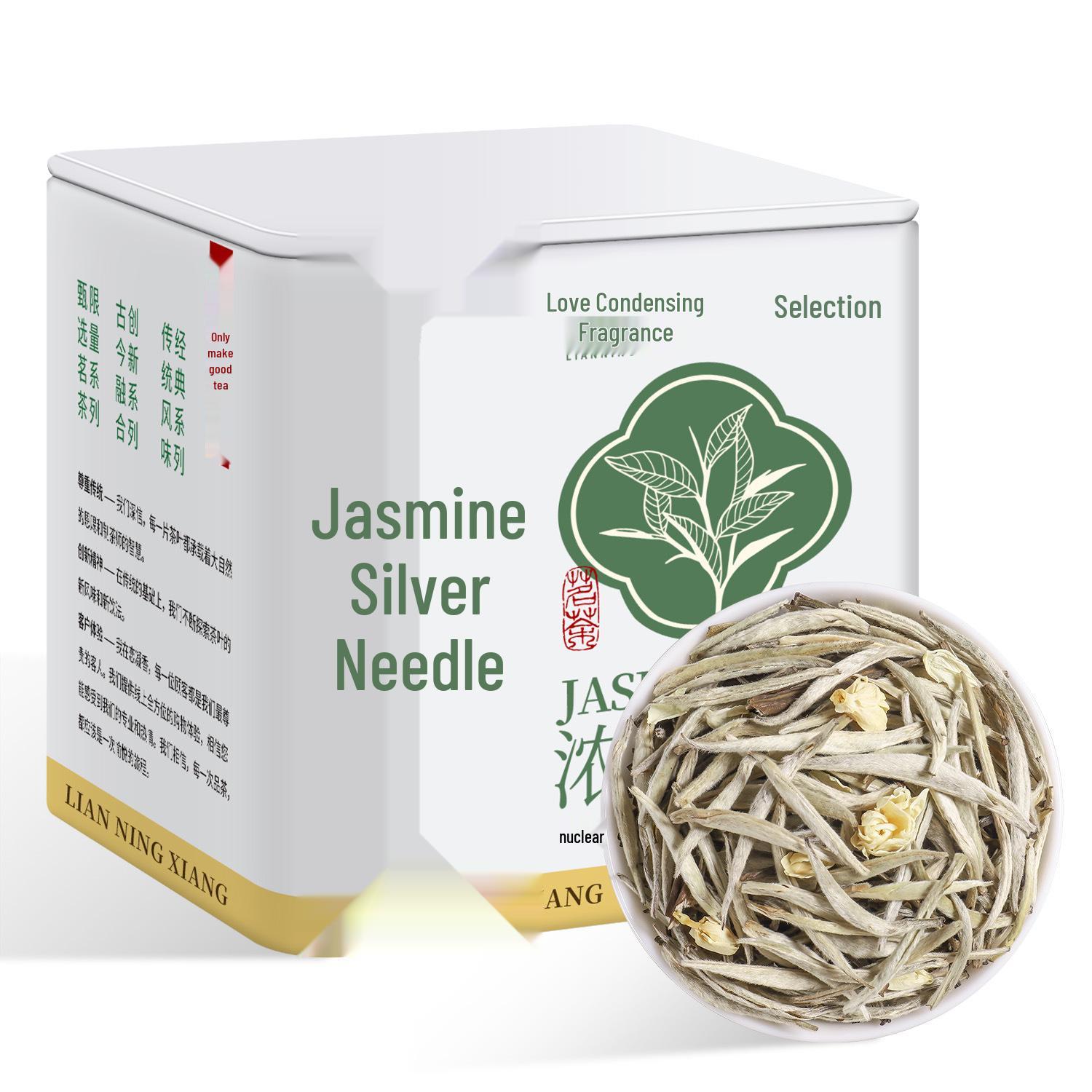 Premium Jasmine Silver Needle Tea - Rich Aroma, Tender Buds & Leaves