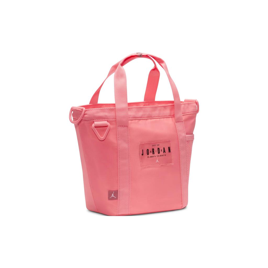New Jordan Polyester Tote Bag Shopping Bag Shoulder Bag Handbag Mini Women's Coral Pink Red FQ0487-679
