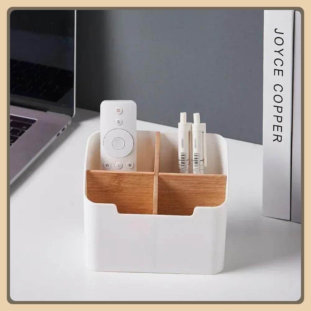 Organizer na pilota zdalnego sterowania Uchwyt na pilota do telewizora na stół Wielofunkcyjny schowek na biurko Organizer do sypialni i salonu