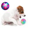 Yousheng Pet Elastic Toy Ball Good Toughness Glowing Bite Resistant Flashing Bounce Pet Companion High Elasticity Teeth Cleaning Cat Elastic Ball for
