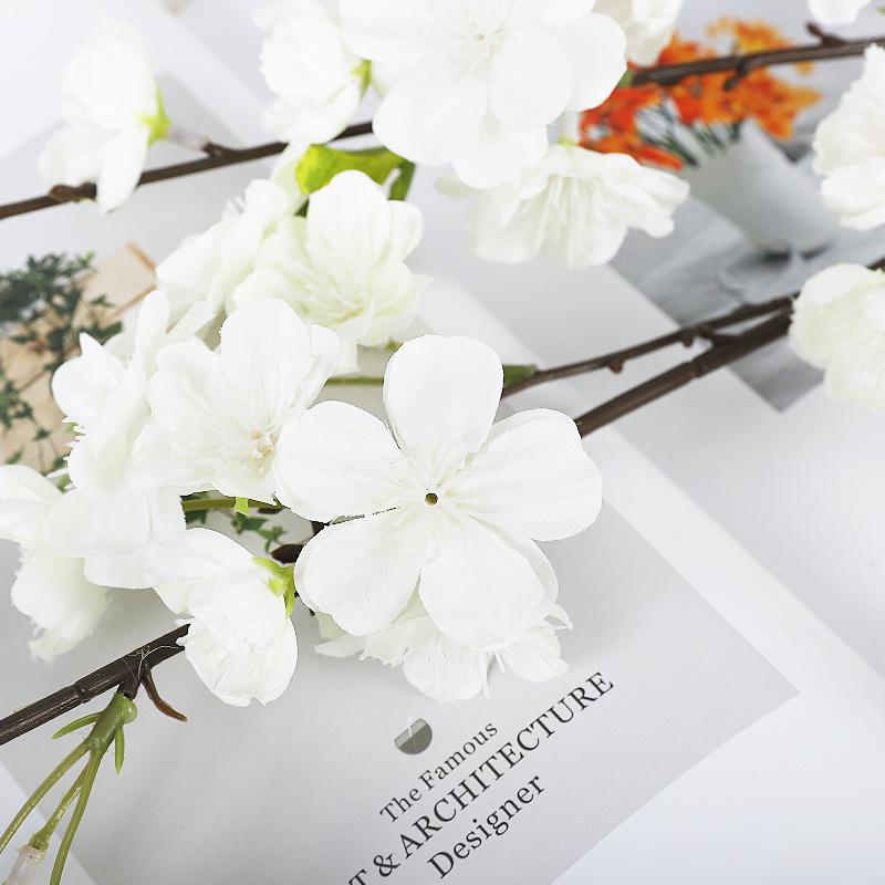 New cherry blossom big branch simulation plum blossom, indoor home floor decoration fake flower