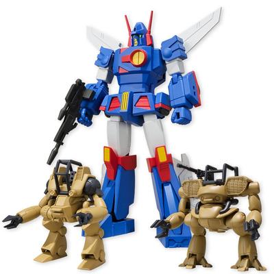 Super Minipla Mecha Bojowy Xabungle Pełny Zestaw 4 Cukierki Zabawki i Guma (Kolor B) (Xabungle)