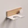 Bathroom Hair Dryer Stand Hair Tool Organizers Wall Mounted Hairdryer Holder Hair Care and Styling Tool Organizers