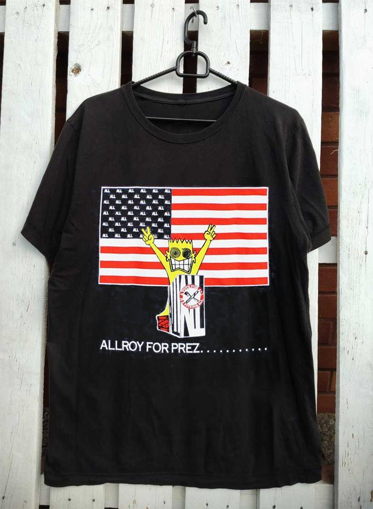 ALL - T-Shirts- Allroy For Prez Gift For Fan Short Sleeve Black All Size