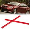 2pcs Grill Bar V Brace For BMW E60 E65 E66 Front Grille Trim Strips Car Decorations Sticker Replacement Accessories