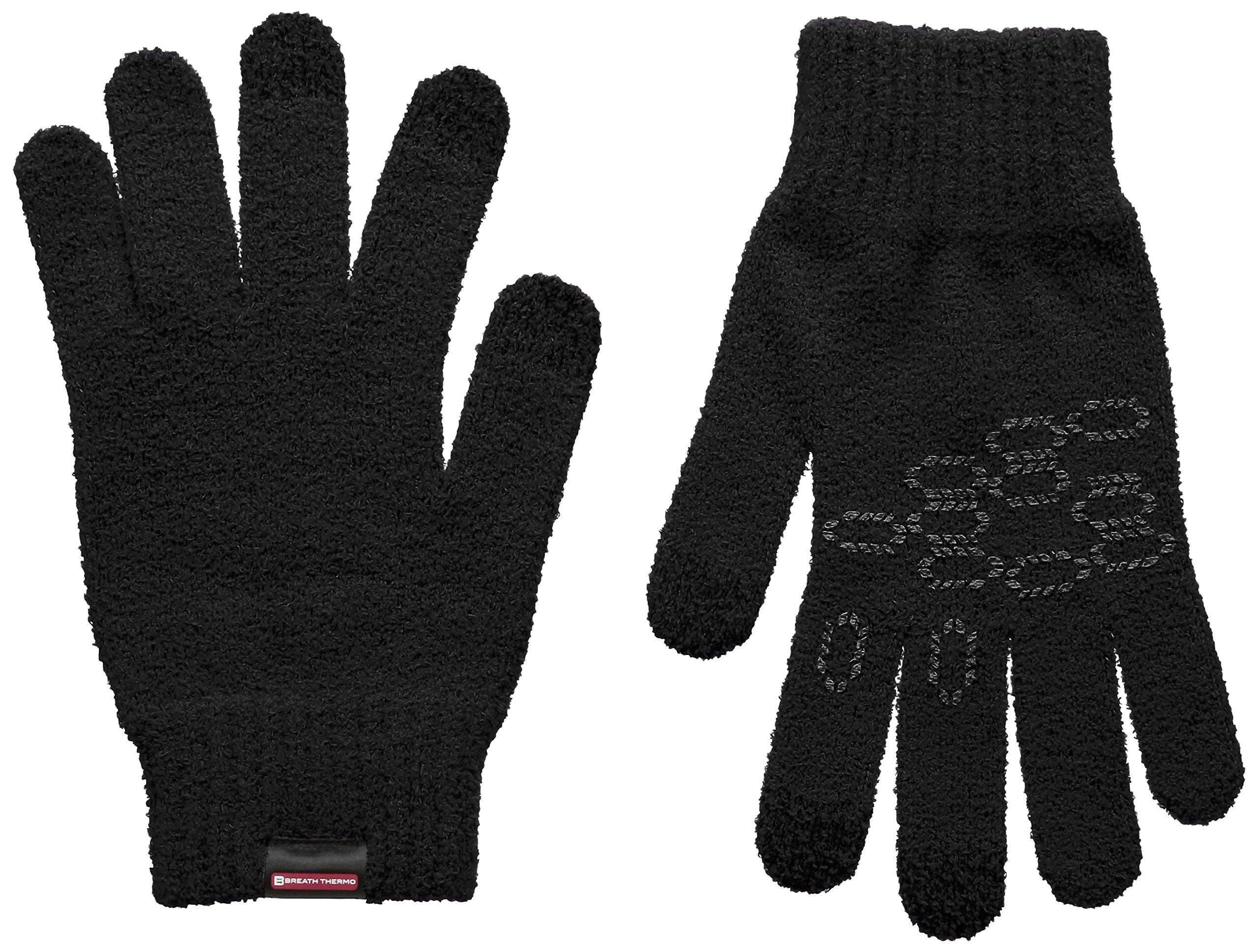 

Mizuno Breath Thermo Knit Touchscreen Cold SM Gloves, Compatible, Protection, Moisture-Wicking, Heat-Generating, Unisex, A2JY7521, Black, чёрный