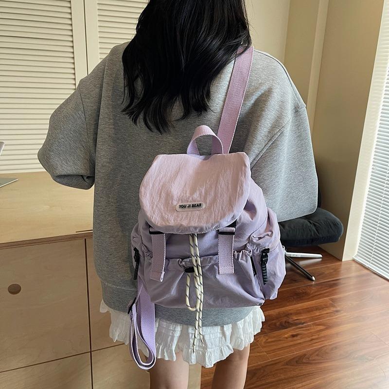 Rucsac de clasă ușor pentru femei, nou la modă, versatil, ghiozdan, rucsac de călătorie pentru student de facultate, geantă de mână