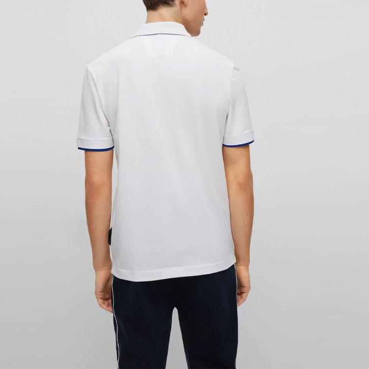 HUGO BOSS SS23 Polo Shirt Men's White 50486178-100