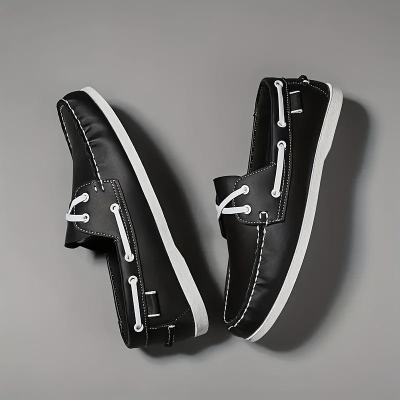 Men'S Soft Soled Soft Top Lightweight Board Shoes, Low Cut Lace Up Casual Shoes, Men'S Shoes, Driving Shoes, Comfortable Shoes