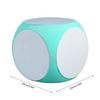 DIY Blank Di-ce Write On/Wipe Off Di-ce Portable Cleanable Blank Game Cubes for Classroom Teaching Erase Outside Di-ce